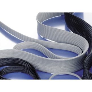 Guaina per cavi intrecciata PMA in Poliestere, L. 25m, col. Nero