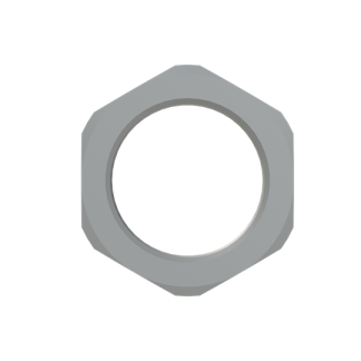 Raccordo per cavi PMA GMN-M25, Controdado in Poliammide 6, Grigio, filetto M25, 5mm