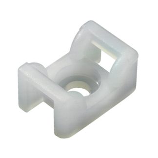 Supporto fascette HellermannTyton, 18mm x 12 mm, Ø fissaggio 4.5mm