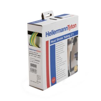 Guaina termorestringente HellermannTyton Ø 6.4mm, col. Grigio, restringimento 2:1, L. 5m