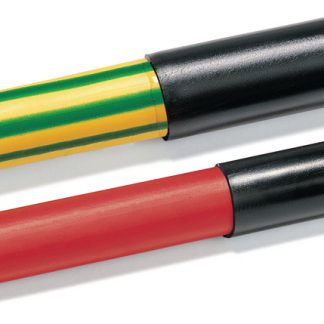 Guaina termorestringente HellermannTyton Ø 38.1mm, col. Nero, restringimento 2:1, L. 60m, adesiva