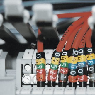 Segnacavo HellermannTyton Giallo A scorrimento, Ømin 1mm, Ømax 3mm 4