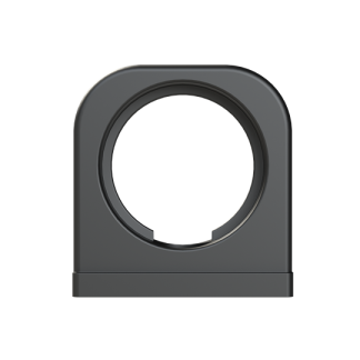 Raccordo per cavi, Sistema di supporto per tubi in un unico pezzo in Poliammide 6, Nero, 29mm