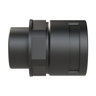 Raccordo per cavi in Poliammide 6, Nero, filetto M40, 36mm