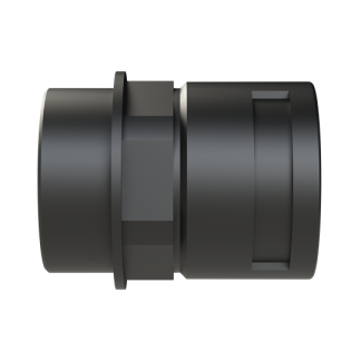 Raccordo per cavi in Poliammide 6, Nero, filetto M50, 36mm