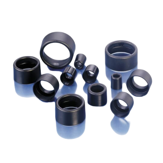 Raccordo per cavi, Guaina terminale in Poliammide, Nero, 56mm