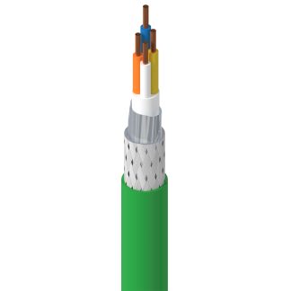 Cavo Ethernet Cat5e (SF/UTP) Belden, guaina in PVC col. Verde, L. 305m, Senza terminazione