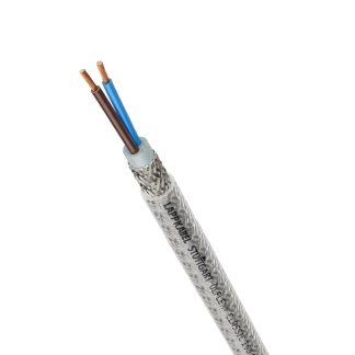Cavo industriale multipolare schermato a 2 cond. 0,5 mm², 20 AWG, 300/500 V, Ø7mm, L. 50m