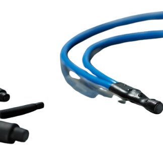 Cappuccio terminale HellermannTyton Ø 3mm, col. Nero, restringimento 3:1, L. 20mm, adesiva