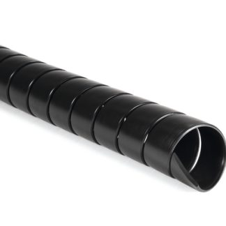Avvolgicavo a spirale HellermannTyton, Nero, in PP, Ø cavo 40mm - 45mm, Ø interno 40mm, Ø fascio 45mm max