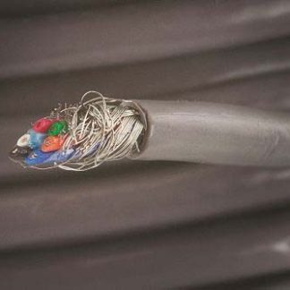 Cavo industriale multipolare schermato a 5 cond. 0,35 mm², 22 AWG, 300 V, Ø5.18mm, L. 30m